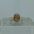 Cameo Oval Ring 9ct 9k Yellow Gold - Size P 1/2