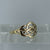 Gold Filigree Celtic Pattern Ring 9ct 9k Yellow Gold  - Size N