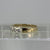 Diamond .25ct Two Tone Gold Band Stacking Ring 9ct 9k Yellow Gold - Size N