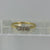 Antique Diamond .15ct Trilogy Ring 18ct 18K Yellow Gold - Size O