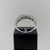 Diamond .25ct Twist Band Ring 9ct 9k White Gold - Size K