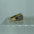 Diamond Pave Set Rope Edge Band Ring 9ct 9k Yellow Gold  - Size N