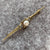 Vintage Pearl Bar Brooch 9ct 9k Yellow Gold