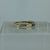 Half Eternity CZ 7 Stone Stacking Ring 9ct 9k Yellow Gold - Size P