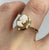 Cameo Oval Ring 9ct 9k Yellow Gold - Size P 1/2