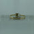 Sapphire Solitaire Dainty Stacking Ring 9ct 9k Yellow Gold  - Size O