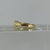 Diamond Signet Textured Shank Ring 9ct 9k Yellow Gold - Size G 1/2