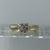 Diamond Cluster .20ct Solitaire Illusion Ring 9ct 9k Yellow Gold - Size L 1/2