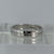 Diamond Solitaire Wedding Band Ring 18ct 18k White Gold - Size O