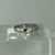 Diamond .10ct Pave Wave Band Ring 9ct 9k White Gold  - Size P