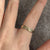 Diamond Crossover Twist Stacking Band Ring 9ct 9k Yellow Gold  - Size O