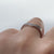 Diamond Wishbone Channel Set Ring 18ct 18k White Gold - Size L