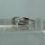 Diamond Pave Set Twist Crossover Ring 9ct 9k White Gold  - Size L