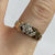 Diamond Cluster Foliate Accents Ring 9ct 9k Yellow Gold  - Size O