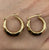 Creole Geometric Hoop Earrings 9ct 9k Yellow Gold