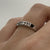 Diamond .25ct Channel Set Half Eternity Ring 18ct 18K White Gold - Size J