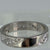 Diamond Detail Wedding Band Ring 18ct 18k White Gold - Size J 1/2