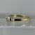 Diamond Two Tone Bezel Set Solitaire Ring 9ct 9k Yellow Gold  - Size N