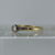 Antique Diamond .15ct Platinum Set Engagement Ring 18ct 18k Yellow Gold - Size P