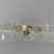 Solitaire Cubic Zirconia Ring 18ct 18k Yellow Gold  - Size P