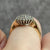 Diamond Cluster Twist Ring 9ct 9k Yellow Gold - Size J 1/2