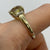 Citrine & Diamond Cushion Cut Ring 9ct 9k Yellow Gold - Size T