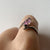 Marquise Pink Cubic Zirconia Twist Ring 9ct 9k White Gold - Size P 1/2