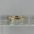 Diamond .10ct Trilogy Bypass Crossover Ring 9ct 9k Yellow Gold - Size P