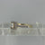 Princess Cut Halo Engagement CZ Ring 9ct 9k Yellow Gold - Size K 1/2