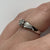 Diamond .10ct Solitaire With Accents Ring White Gold 9ct 9k - Size J