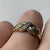 Diamond Crossover Twist Design Ring 9ct 9k Yellow Gold  - Size L