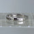 Diamond .10ct Channel Set Ring 9ct 9k White Gold  - Size L 1/2