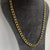 Italian Fancy Curb Chain Necklace Unique Closure 18k 750 Yellow Gold - 18"