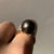 Tahitian Aubergine Pearl & Baguette Diamond Ring 10ct Yellow Gold - Size N 1/2