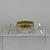 Engraved Pattern Band Ring 9ct 9k Yellow Gold - Size O