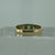 Emerald Trilogy Star Set Band Ring 9ct 9k Yellow Gold - Size M