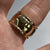 Diamond Pave Set Chunky Band Ring 10ct 10k Yellow Gold  - Size M