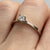 Diamond .16ct Solitaire Eternity Ring 14ct 14k White Gold  - Size N 1/2