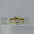 Diamond Cross Rope Design Ring 18ct 18k Yellow Gold - Size N 1/2