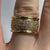 Diamond Pave Set Chunky Band Ring 10ct 10k Yellow Gold  - Size M