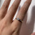 Antique Diamond 1930s Platinum Set Solitaire Ring 18ct Yellow Gold - Size N 1/2