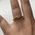 Diamond Solitaire Twist Half Bezel Set Ring 18ct 18k Yellow Gold - Size N