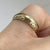 Engraved Trim Band Ring 9ct 9k Yellow Gold  - Size K