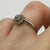 Diamond .10ct Cluster Ring 9ct 9k White Gold - Size J