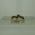 Diamond .10ct Crossover Twist Band Stacking Ring 9ct 9k Yellow Gold - Size K