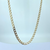 Flat Curb Chain Necklace 9ct 9k Yellow Gold - 24" Inches