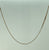 Fine Snake Chain Necklace 9ct 9k Yellow Gold - 17" Inches