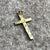 2000 Millennium Hallmark Cross Crucifix Pendant 9ct 9k Yellow Gold