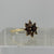 Garnet Cluster Daisy Ring 9ct 9K Yellow Gold - Size N 1/2