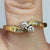 Diamond .15ct Toi Et Moi Twist Ring 18ct 18k Yellow Gold - Size O